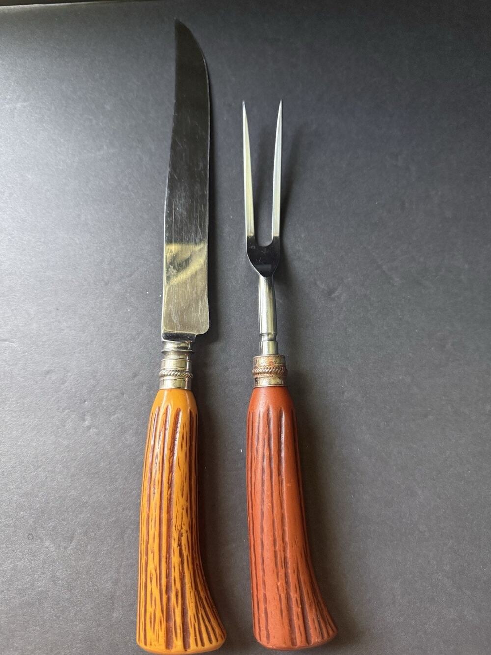 Vintage Two Piece Set Englishtown Cutlery Ltd Sheffield Eng. Stainless Steel